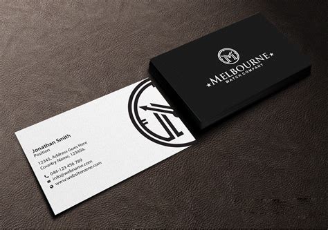 watch dealer business card